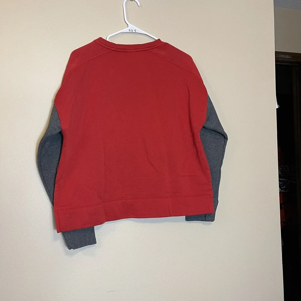 Nike Sweatshirt Women's Large Cardinal Basketball Red Gray‎ Louisville